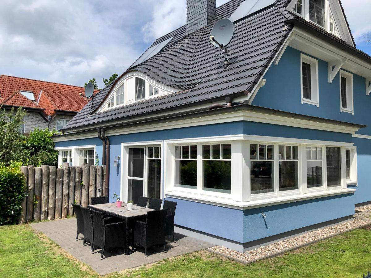 Ostseelagune Zingst, Exklusive Dhh, Strandnah, Sauna, Kamin, 3 Sz, 2 Baeder, Glasfaser, Haustierfrei, Garten Mit Suedterrasse, E-Ladesaeule, 2 Stellplaetze, Strandkorb, Fahrradschuppen, Waschmaschine, Trockner, Nichtraucher Dış mekan fotoğraf