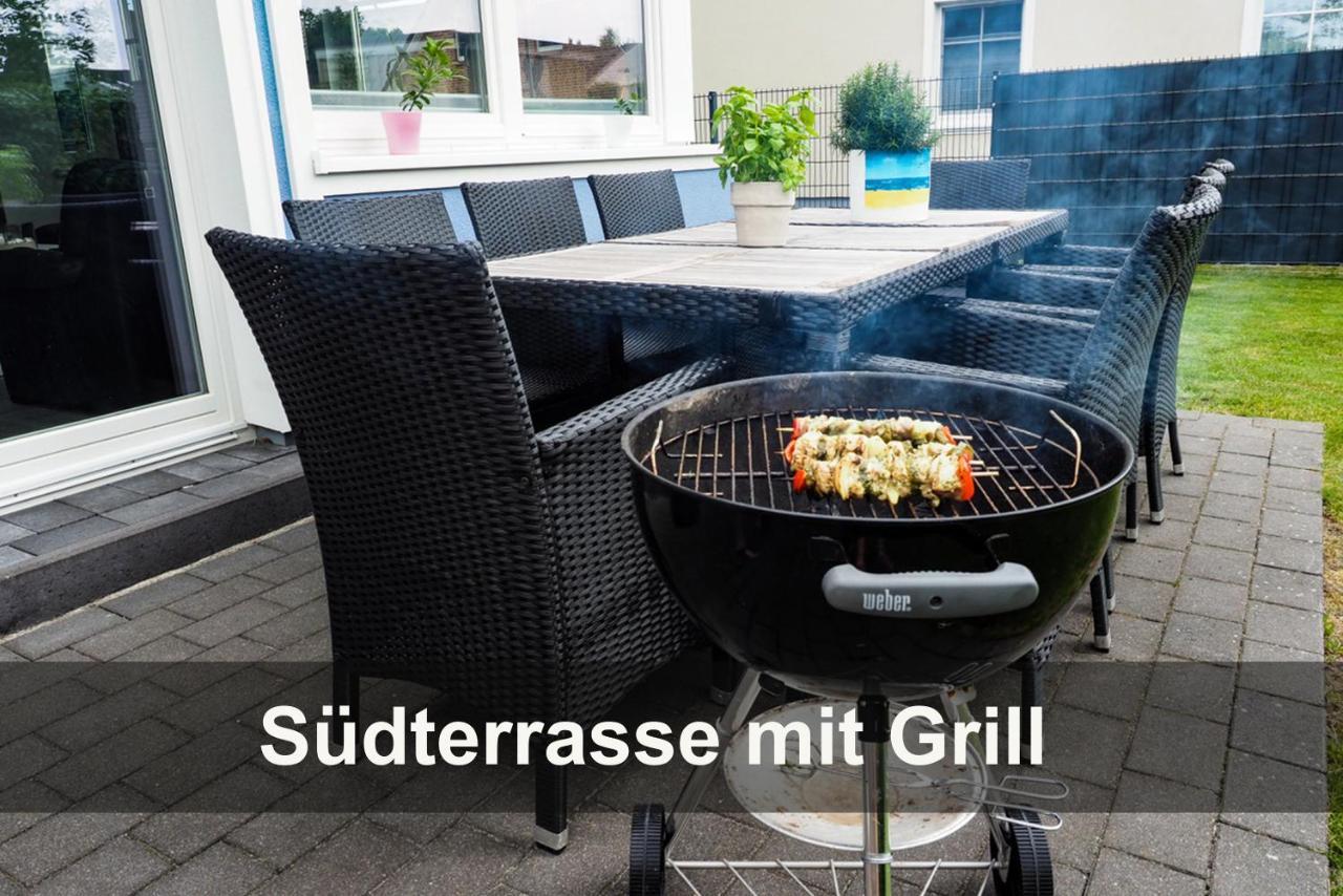 Ostseelagune Zingst, Exklusive Dhh, Strandnah, Sauna, Kamin, 3 Sz, 2 Baeder, Glasfaser, Haustierfrei, Garten Mit Suedterrasse, E-Ladesaeule, 2 Stellplaetze, Strandkorb, Fahrradschuppen, Waschmaschine, Trockner, Nichtraucher Dış mekan fotoğraf