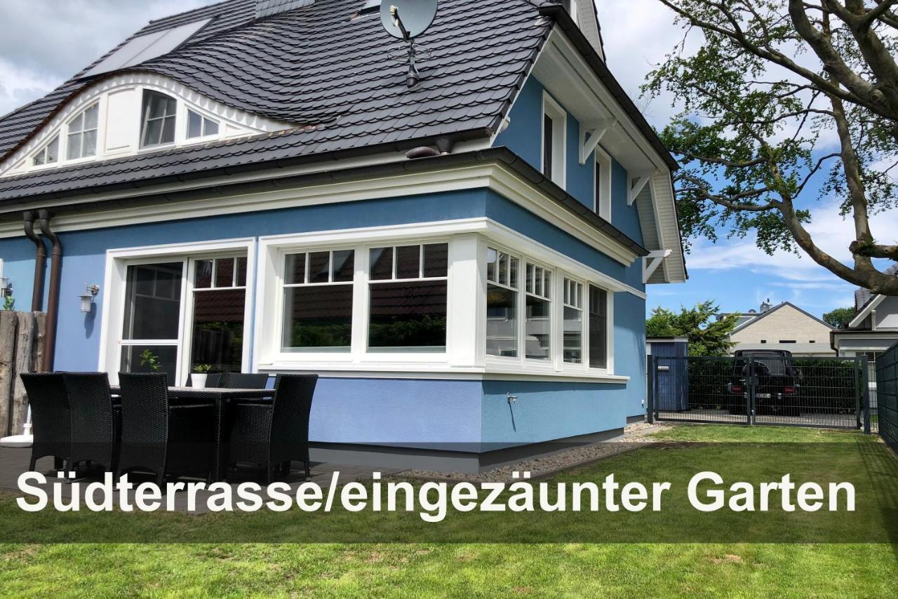 Ostseelagune Zingst, Exklusive Dhh, Strandnah, Sauna, Kamin, 3 Sz, 2 Baeder, Glasfaser, Haustierfrei, Garten Mit Suedterrasse, E-Ladesaeule, 2 Stellplaetze, Strandkorb, Fahrradschuppen, Waschmaschine, Trockner, Nichtraucher Dış mekan fotoğraf