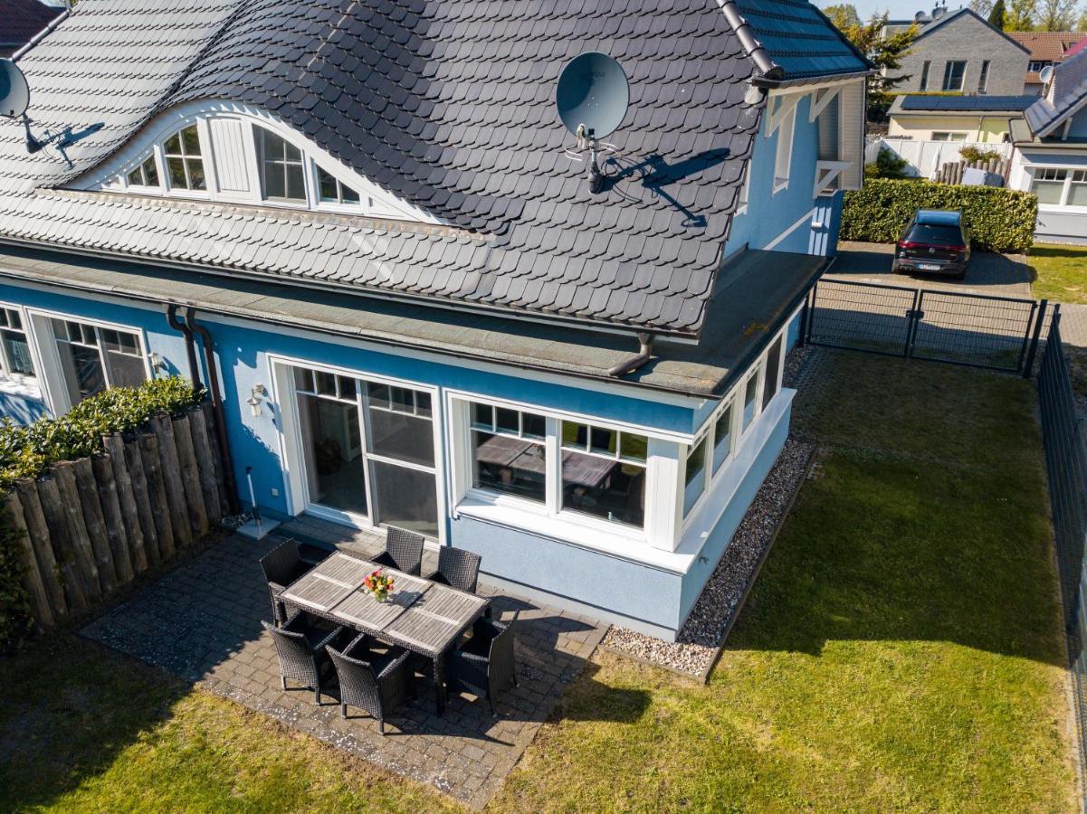 Ostseelagune Zingst, Exklusive Dhh, Strandnah, Sauna, Kamin, 3 Sz, 2 Baeder, Glasfaser, Haustierfrei, Garten Mit Suedterrasse, E-Ladesaeule, 2 Stellplaetze, Strandkorb, Fahrradschuppen, Waschmaschine, Trockner, Nichtraucher Dış mekan fotoğraf